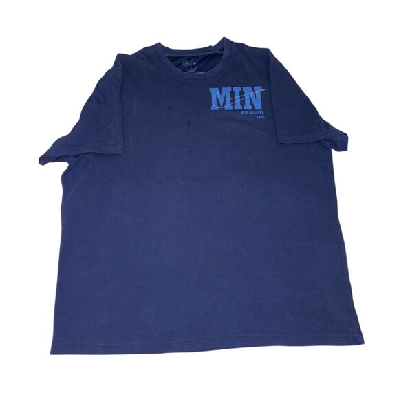 Nike Statement Game Over Tee Minnesota Twins Twin Cities Men's XL Blue Crewneck - Picture 2 of 11